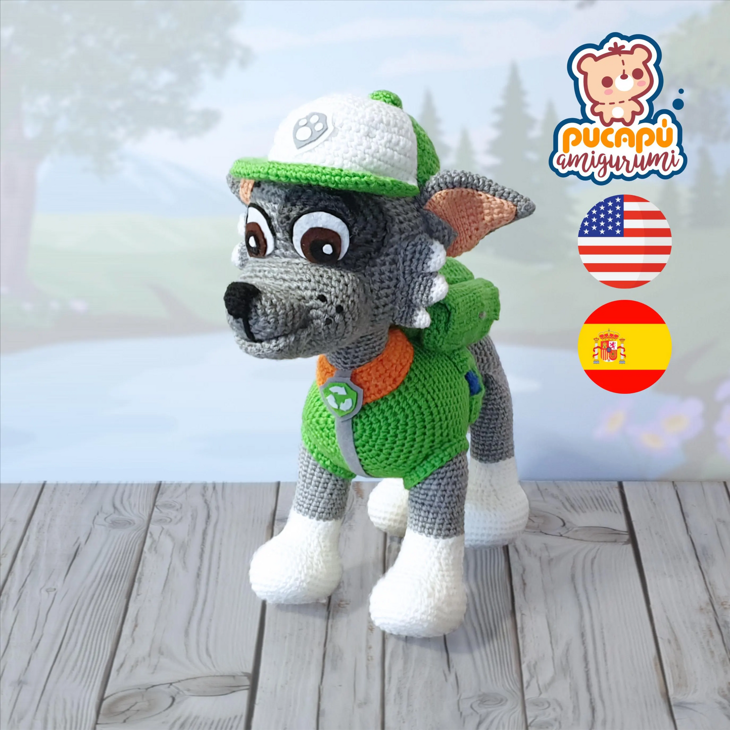 Cachorro Reciclador Patrón Amigurumi PDF