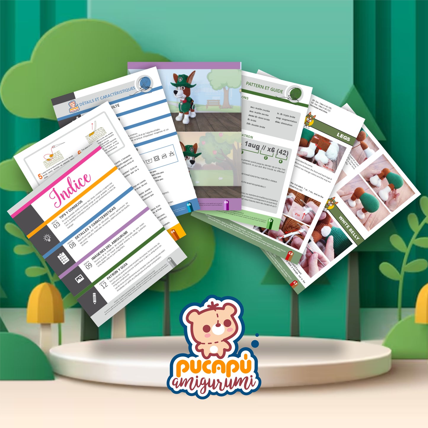 TRACKER - Patrón Amigurumi PDF