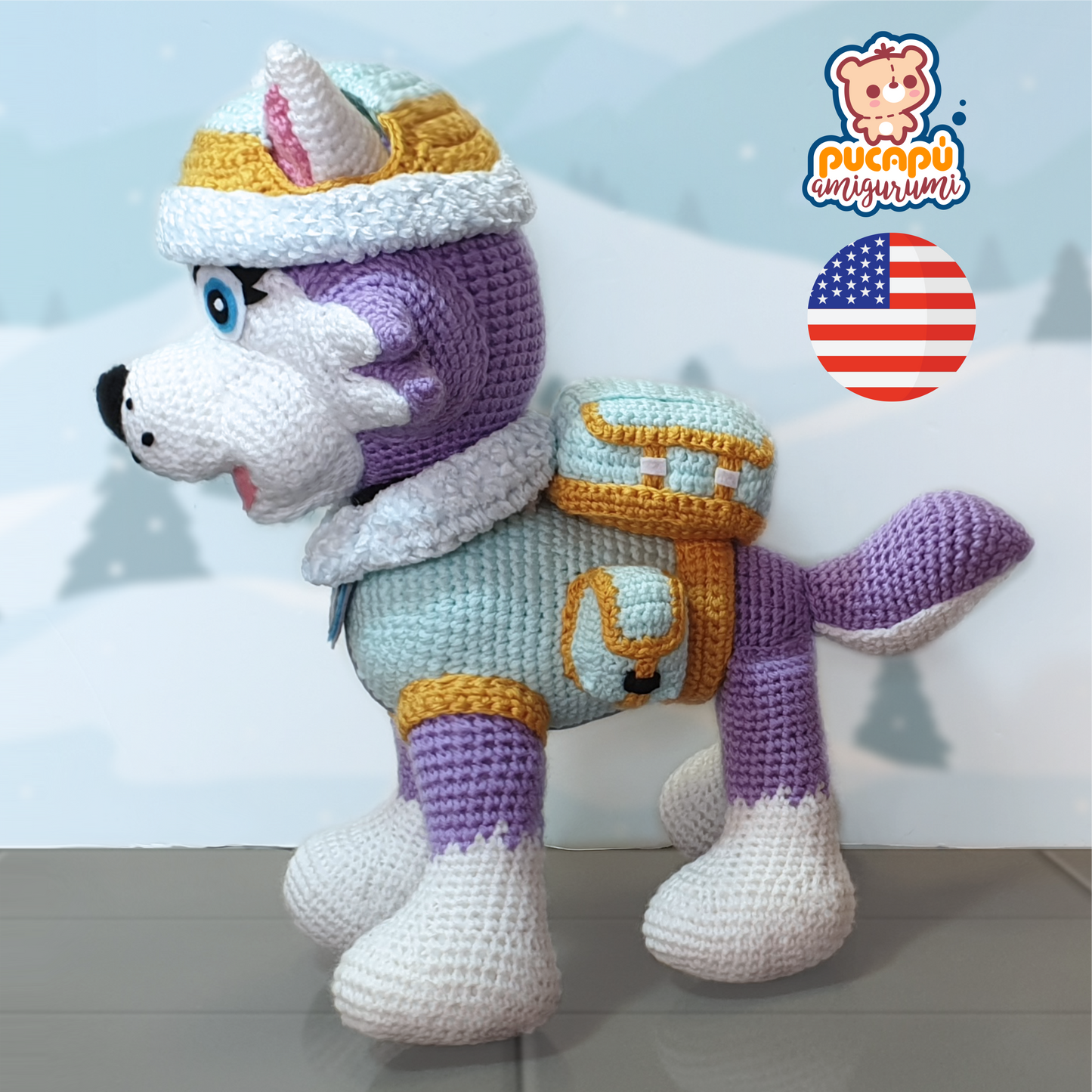 Cachorro de las Nieves Patrón Amigurumi PDF