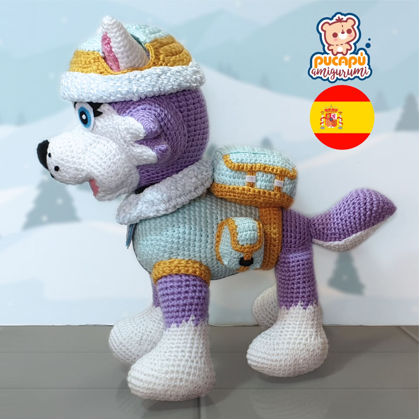 Cachorro de las Nieves Patrón Amigurumi PDF