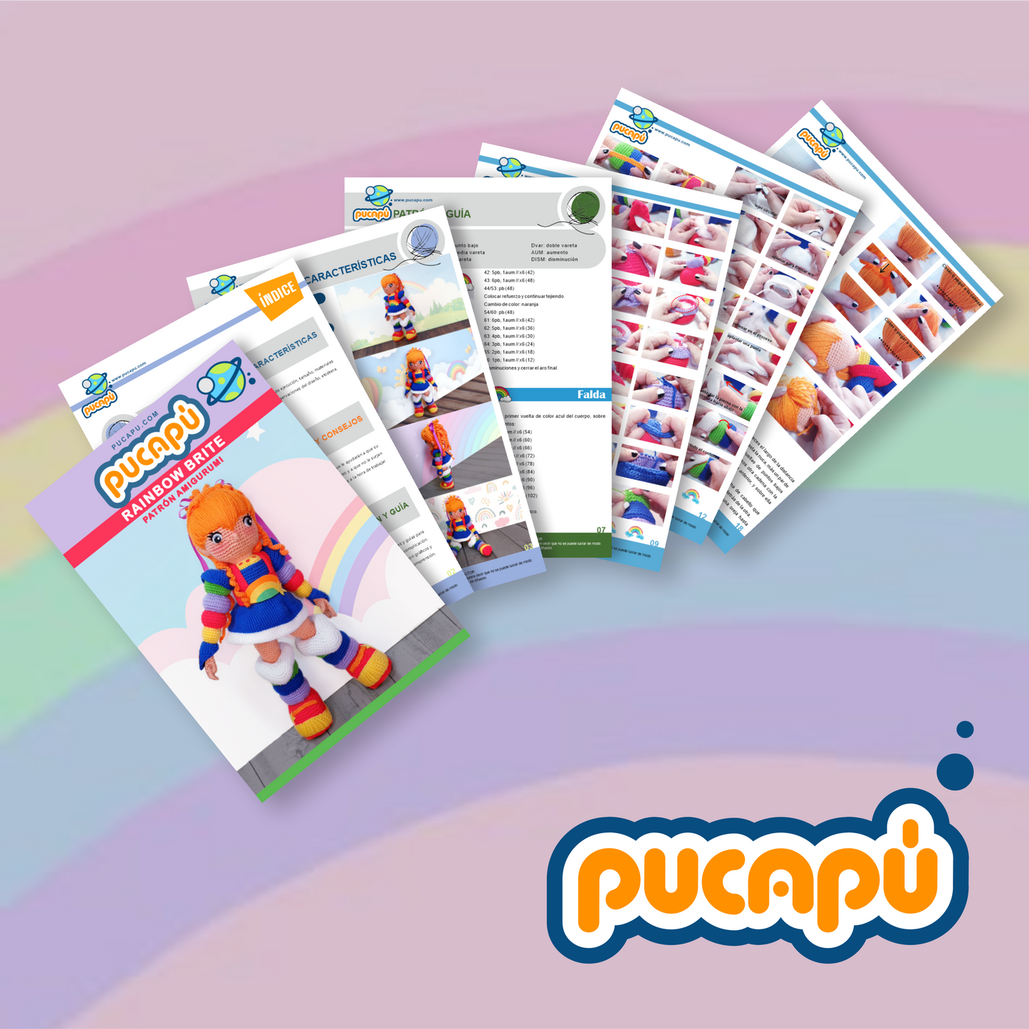 RAINBOW BRITE - Patrón Amigurumi PDF