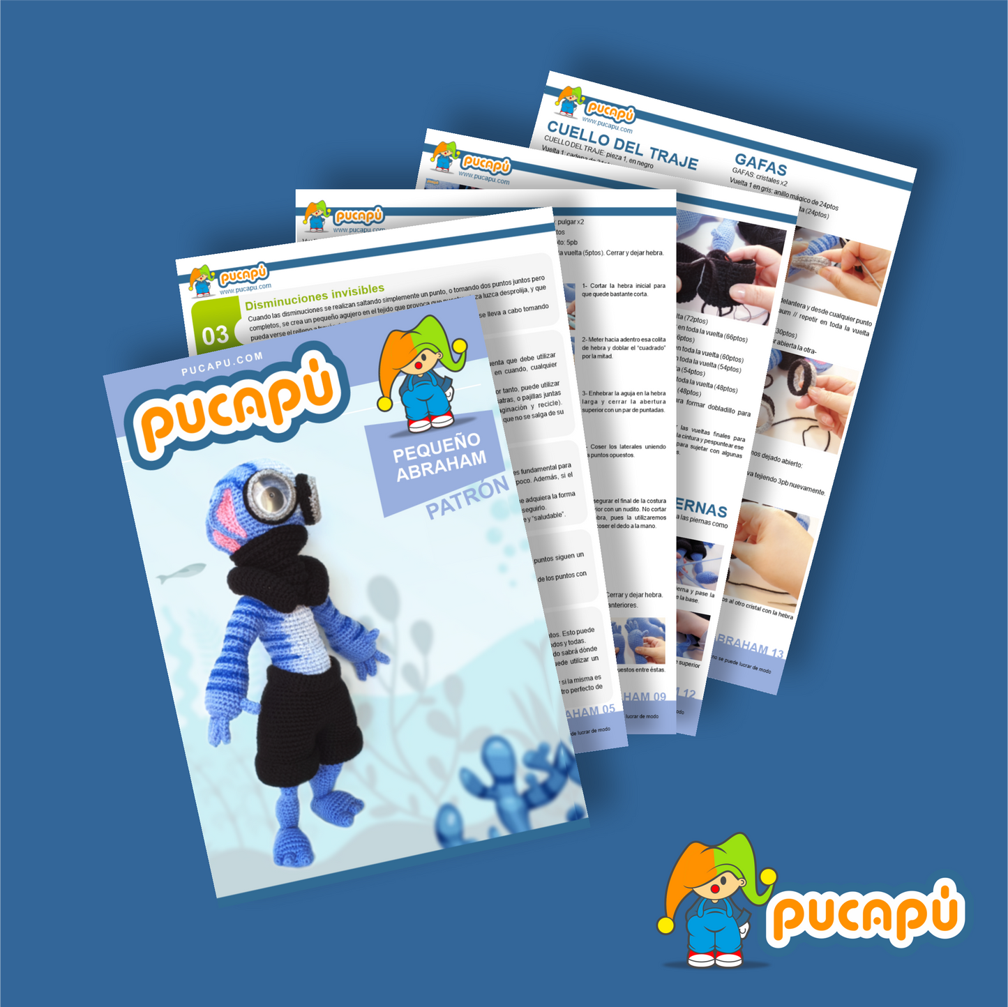 Pequeño Abraham Patrón Amigurumi PDF