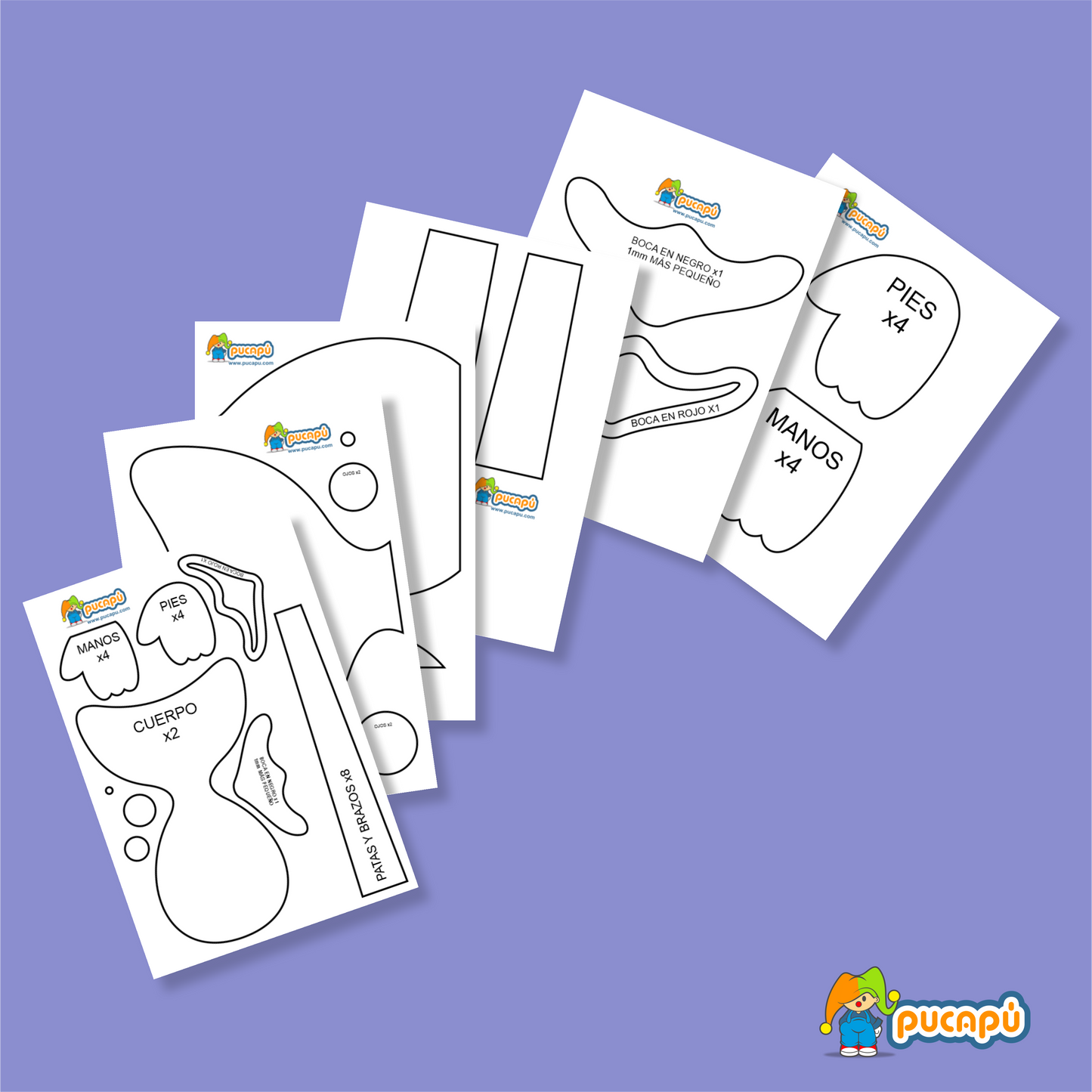 Huggy Buggy patrones