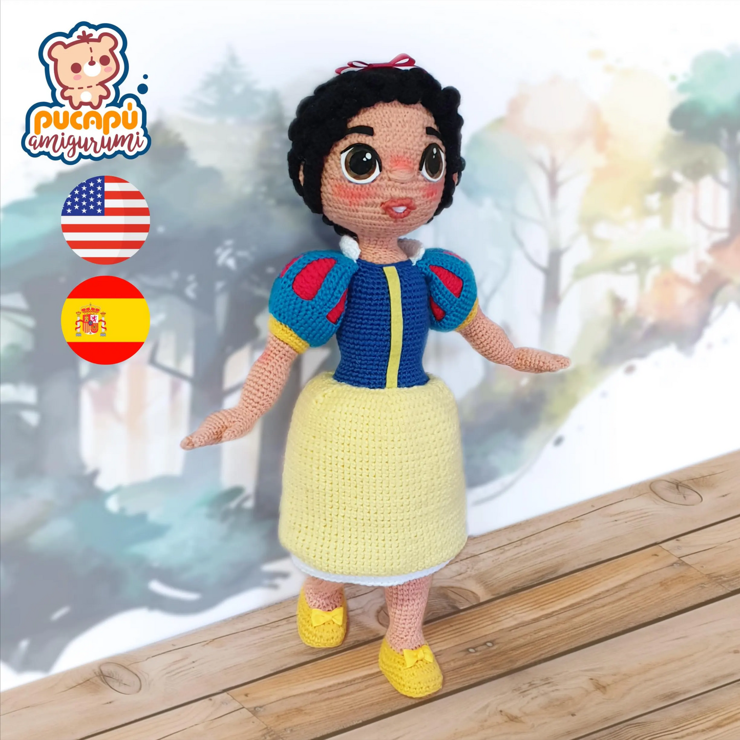 BLANCA NIEVES - Patrón Amigurumi PDF