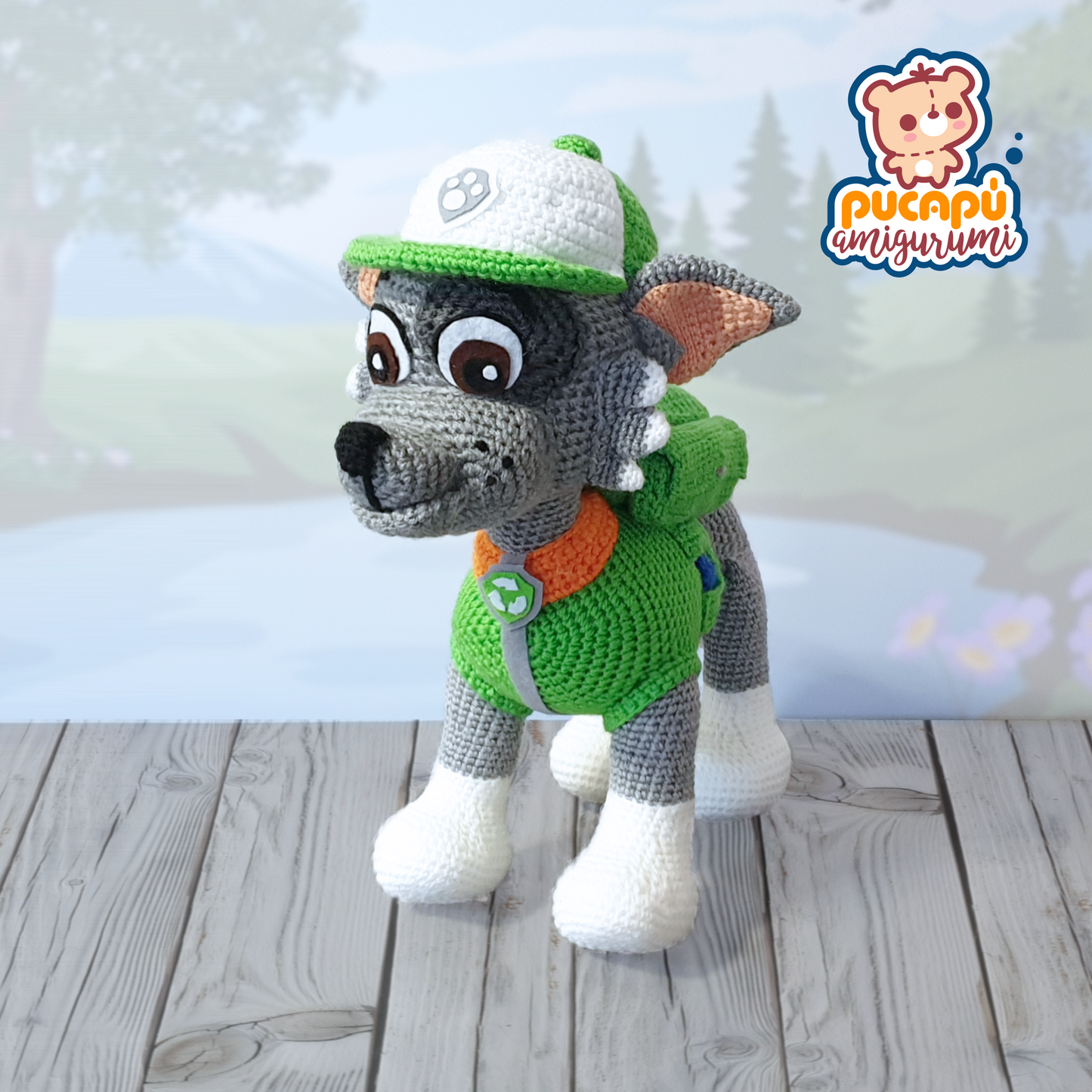 Cachorro Reciclador Patrón Amigurumi PDF