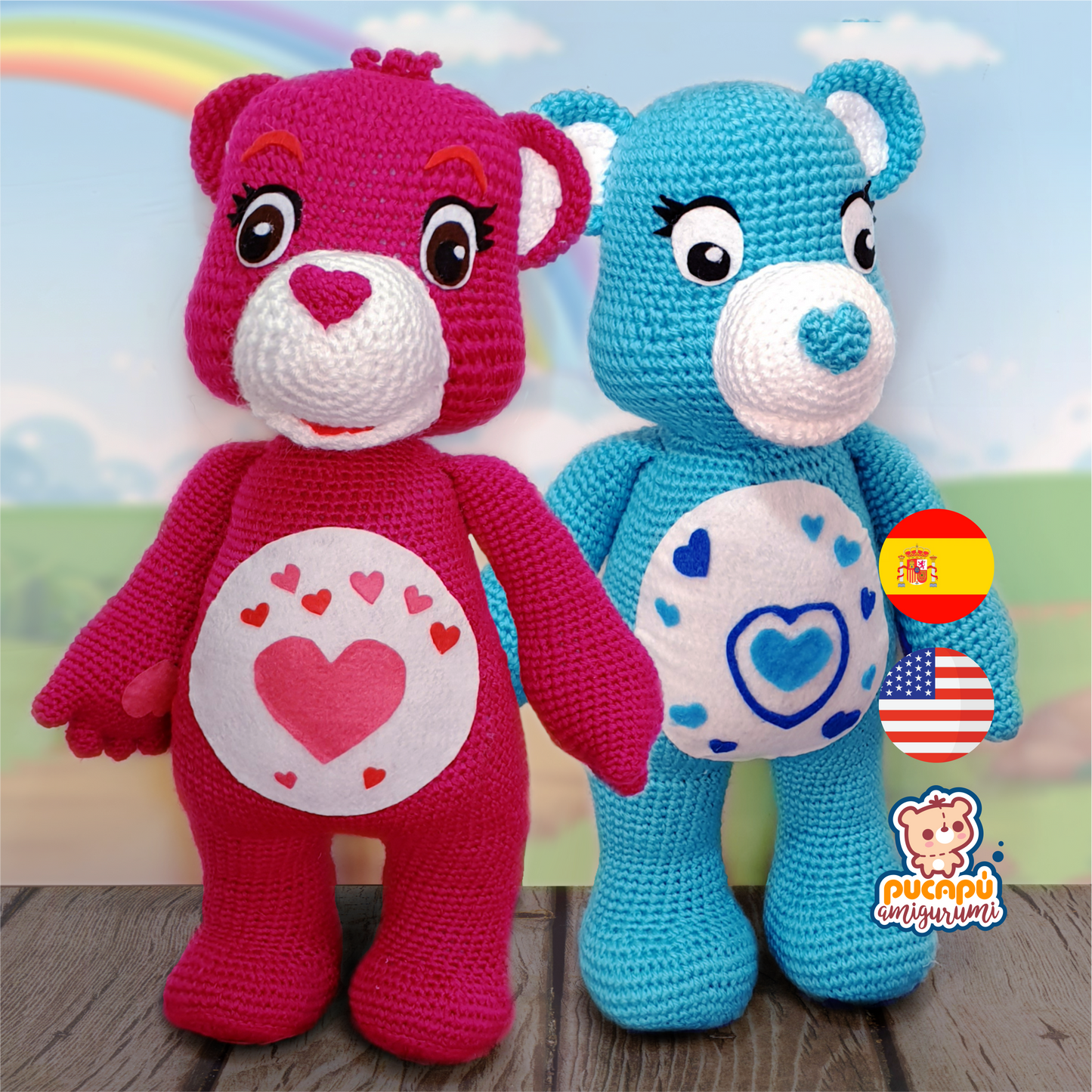 OSOS AMOROSOS - Patrón Amigurumi PDF