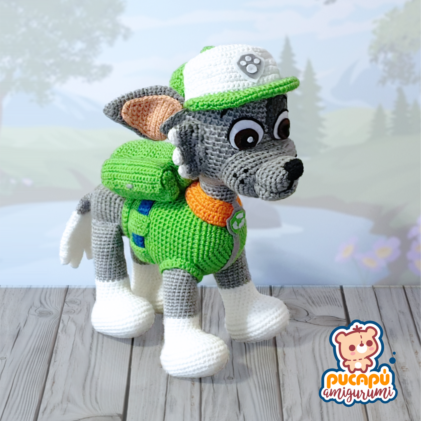 Cachorro Reciclador Patrón Amigurumi PDF