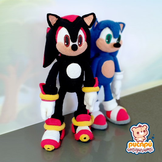 SONIC Y SHADOW - Patrón Amigurumi PDF