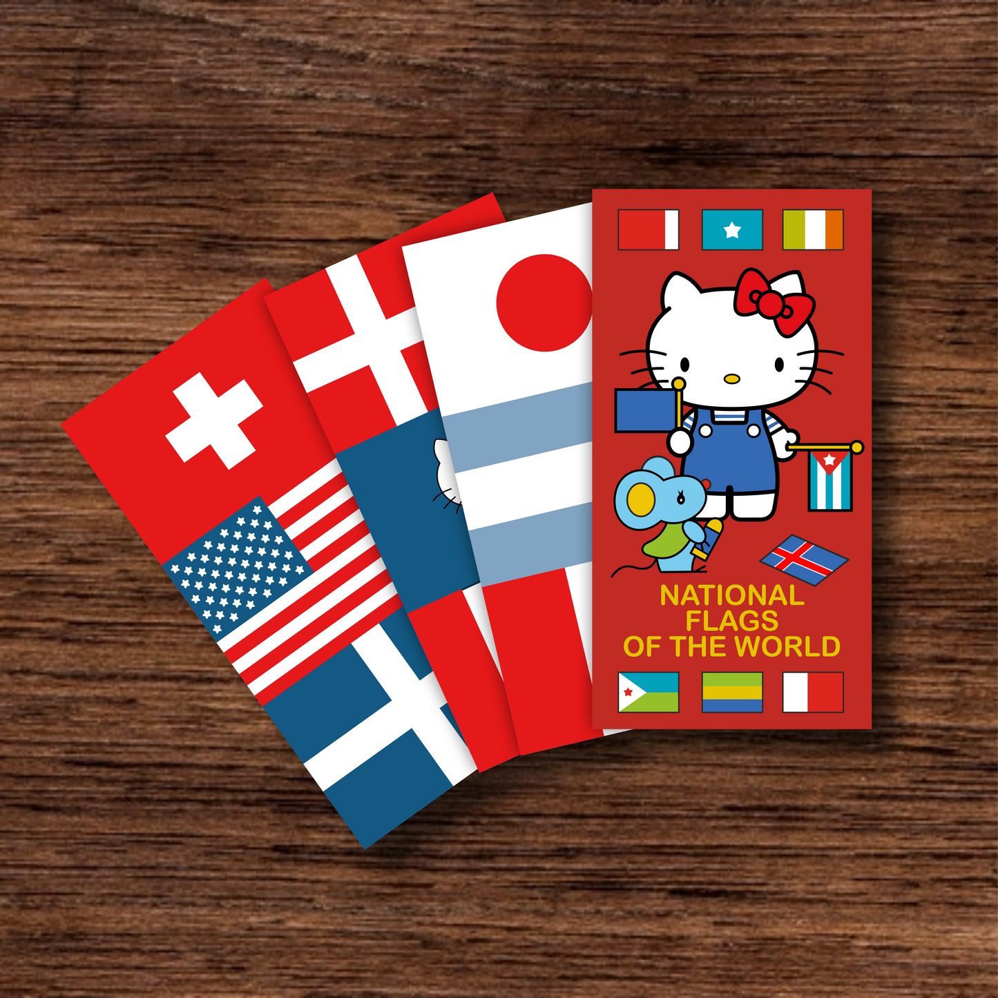 PAPEL DE CARTA CON SOBRE "BANDERAS"