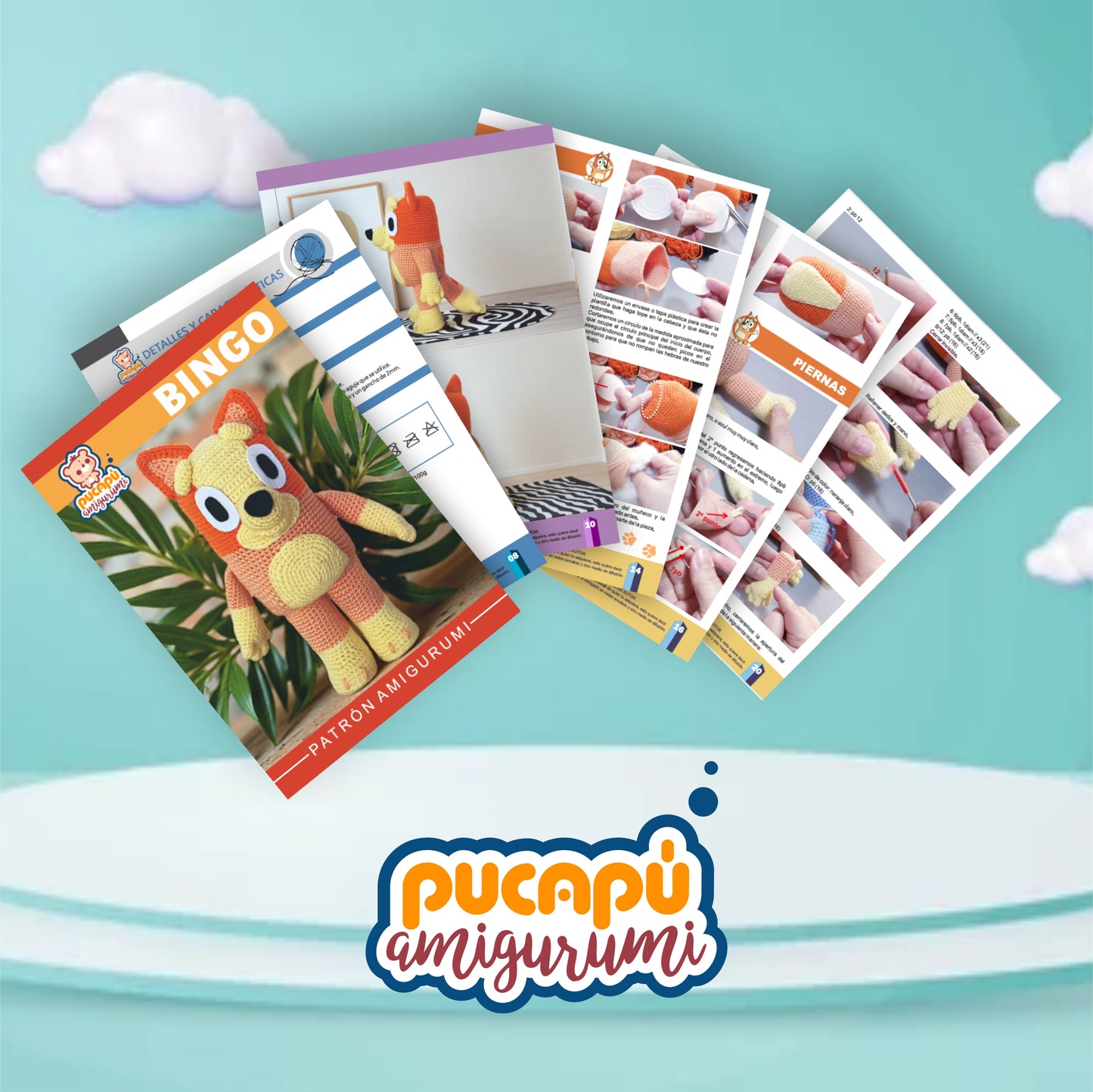 Bingo - Patrón Amigurumi PDF