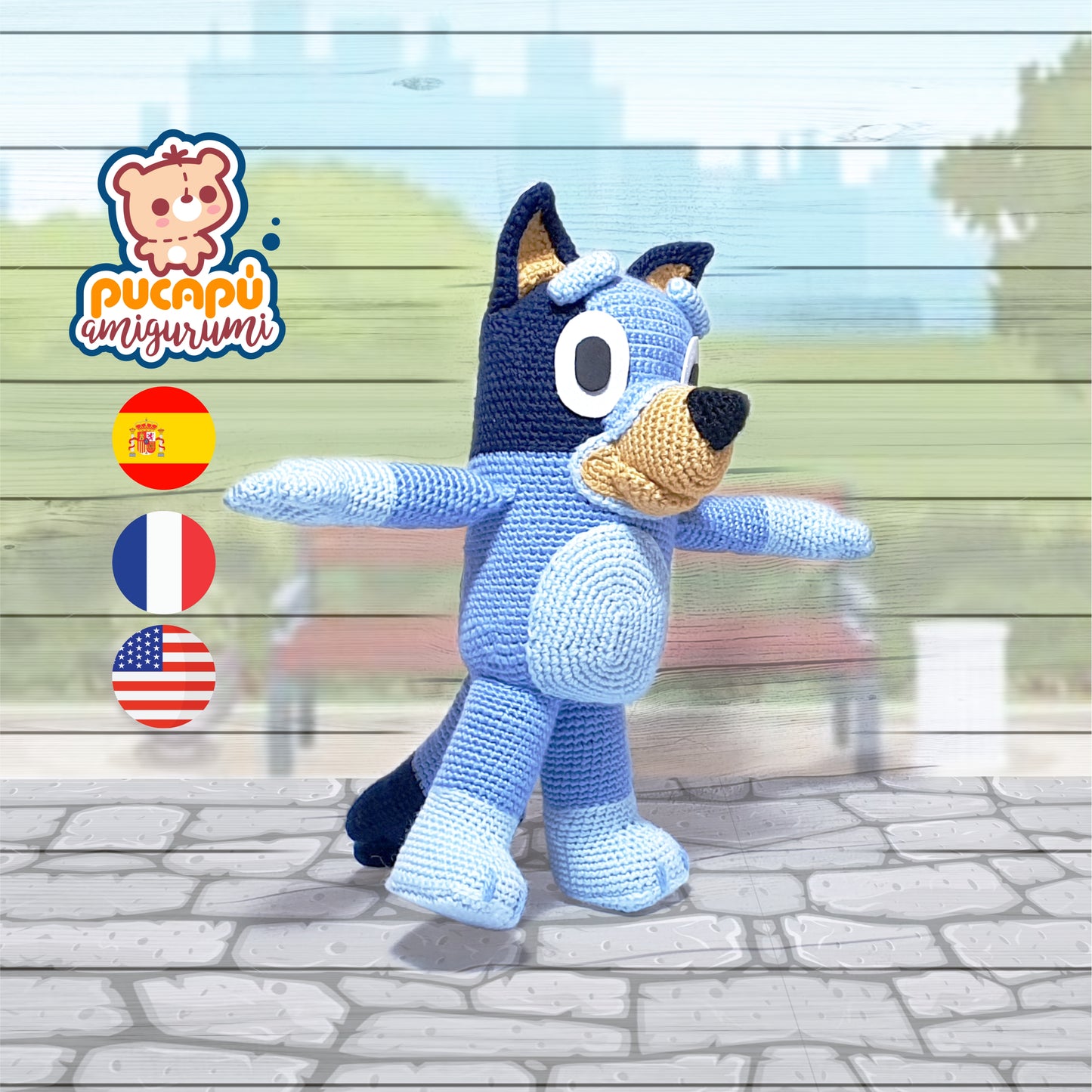 BLUEY - Patrón Amigurumi PDF