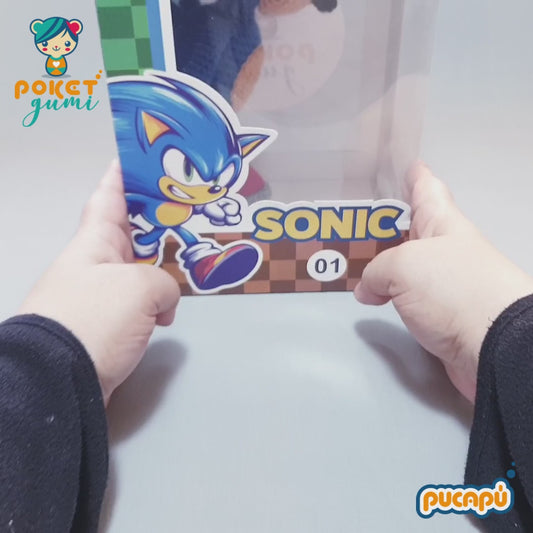SONIC PEQUEÑO CON CAJA - Patrón Amigurumi PDF