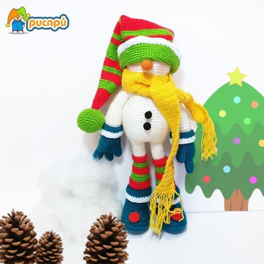 MUÑECO DE NIEVE LUCA - Patrón Amigurumi PDF