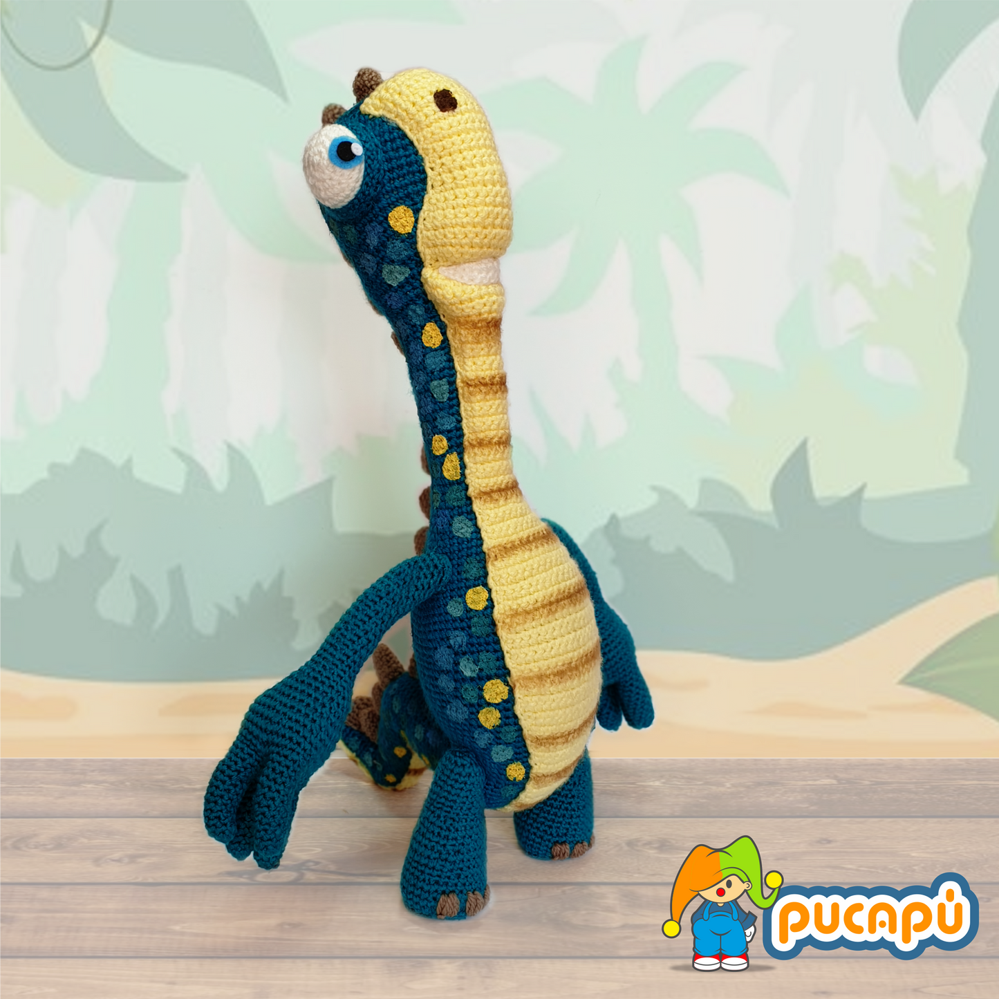 Dinosaurio Bill Patrón Amigurumi PDF