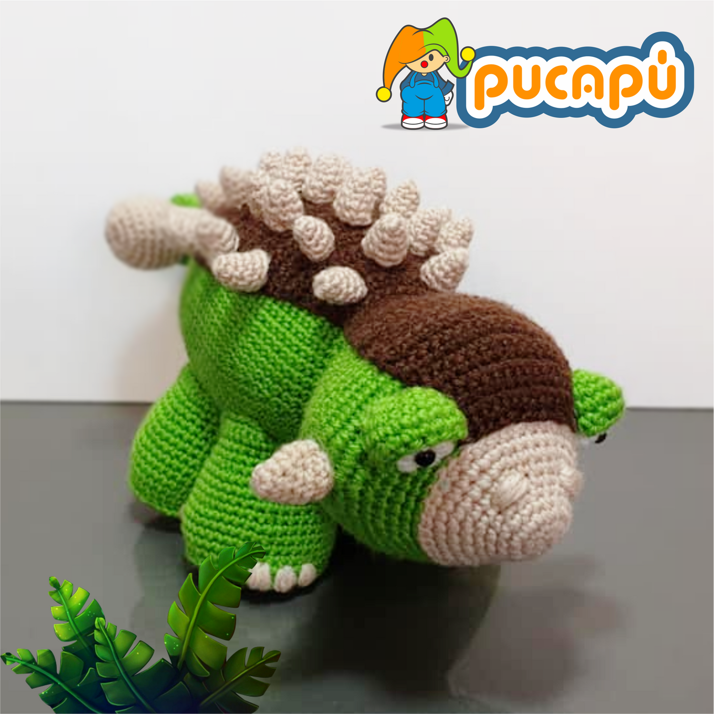 Anquilosaurio Patrón Amigurumi PDF