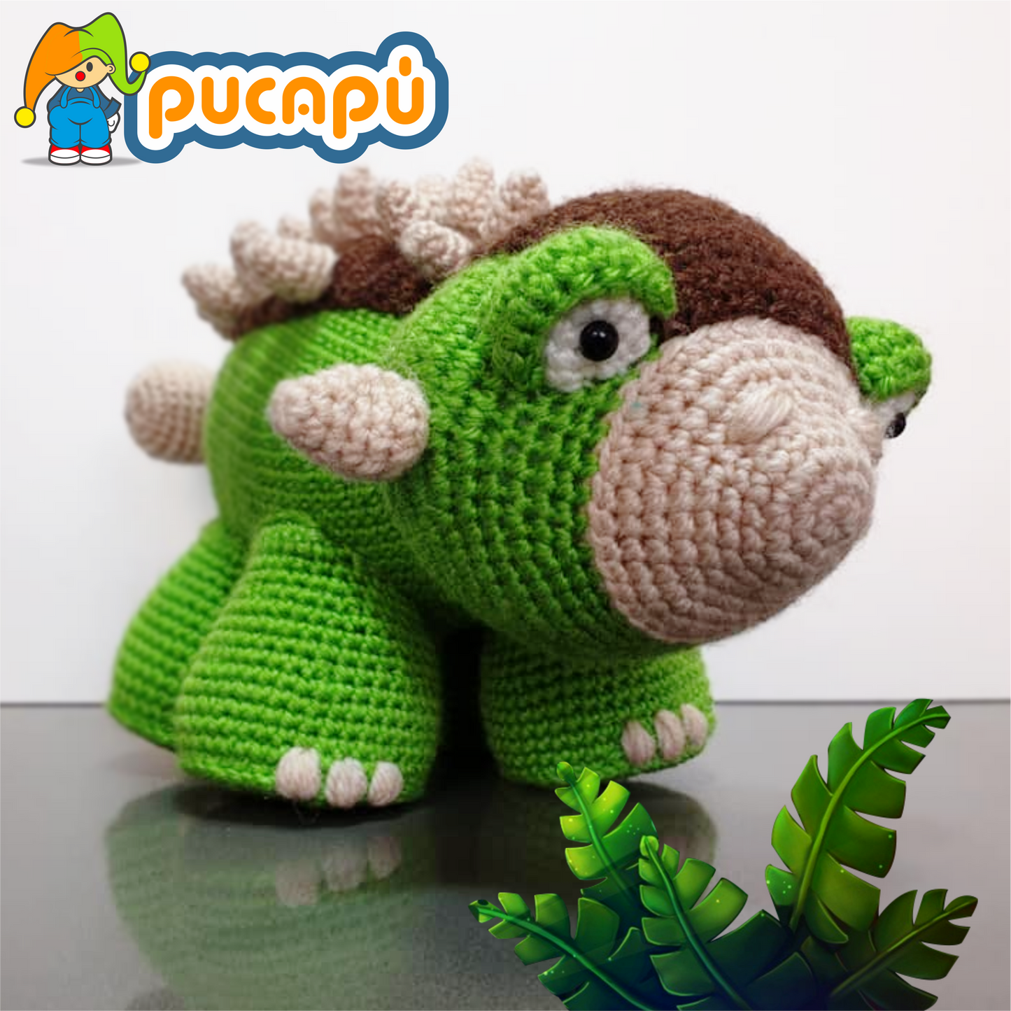 Anquilosaurio Patrón Amigurumi PDF