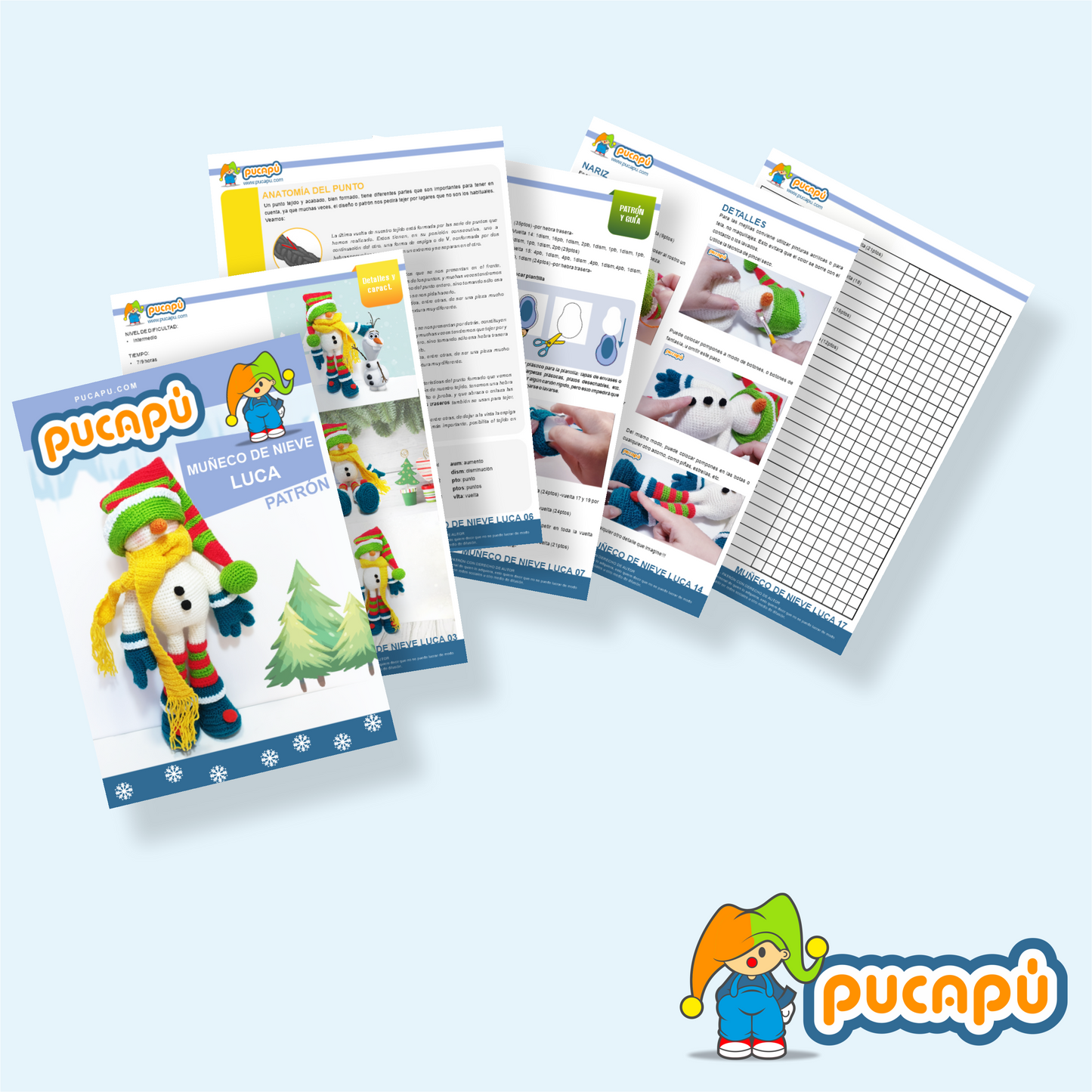 Muñeco de Nieve Luca Patrón