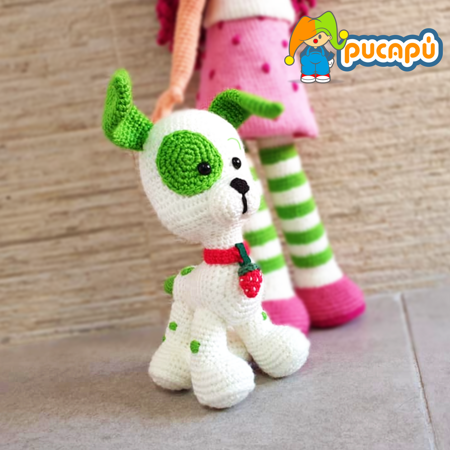 Niña de fresa Patrón