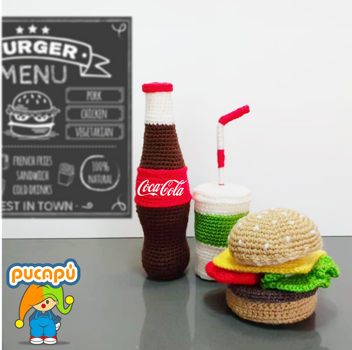 Set Hamburguesa Completa Patrón