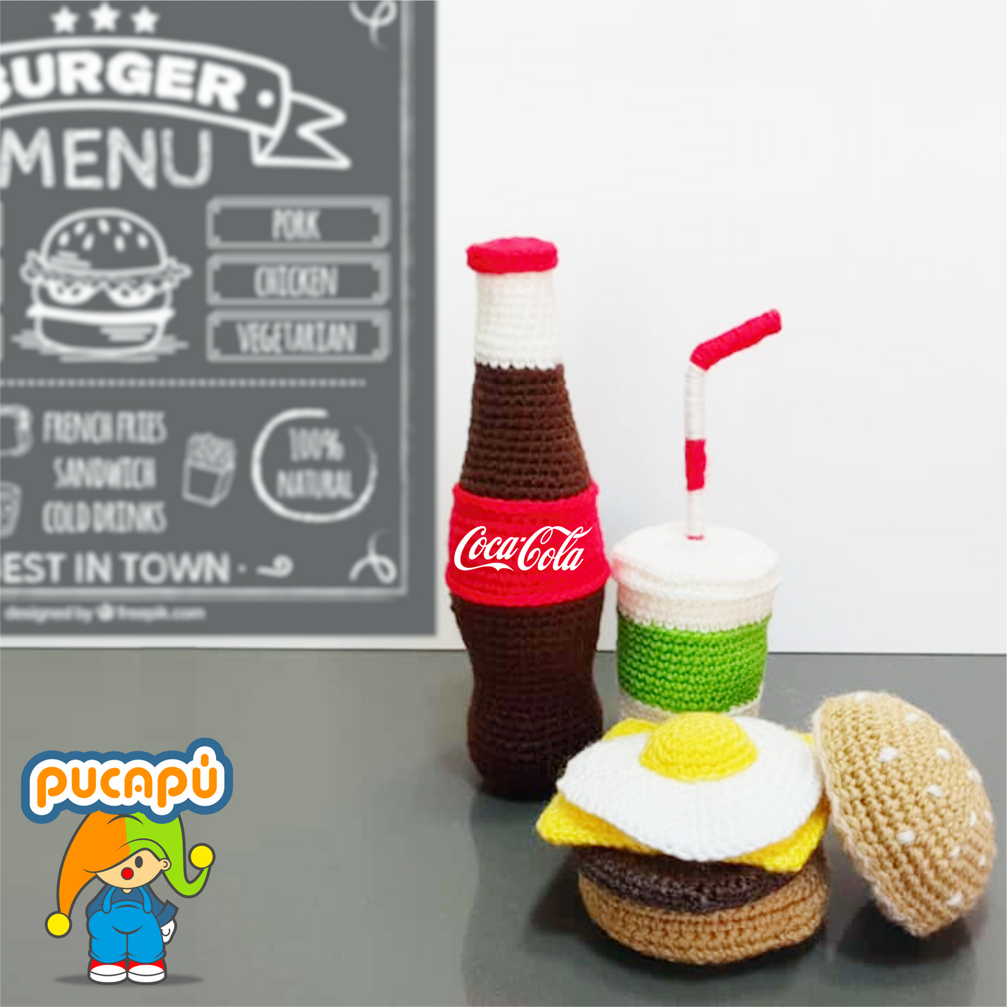 Set Hamburguesa Completa Patrón