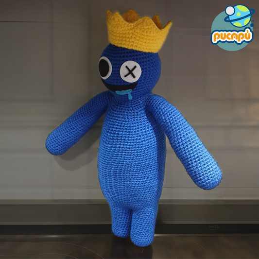 BLUE DE RAINBOW FRIENDS - Patrón Amigurumi PDF