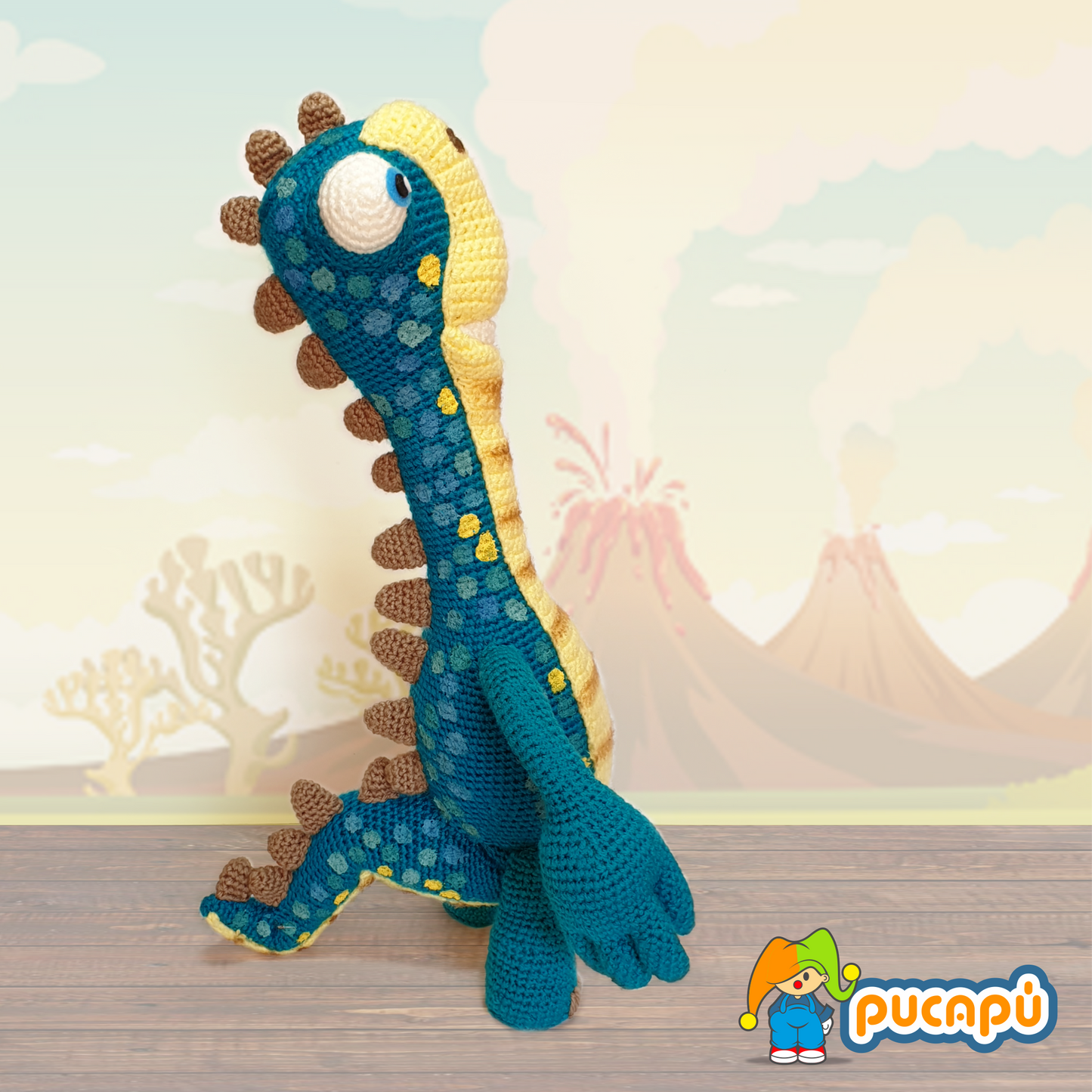 Dinosaurio Bill Patrón Amigurumi PDF