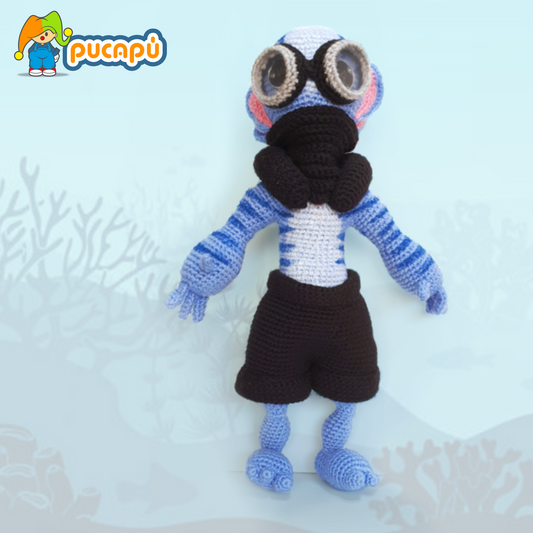 ABRAHAM SAPIEN - Patrón Amigurumi PDF