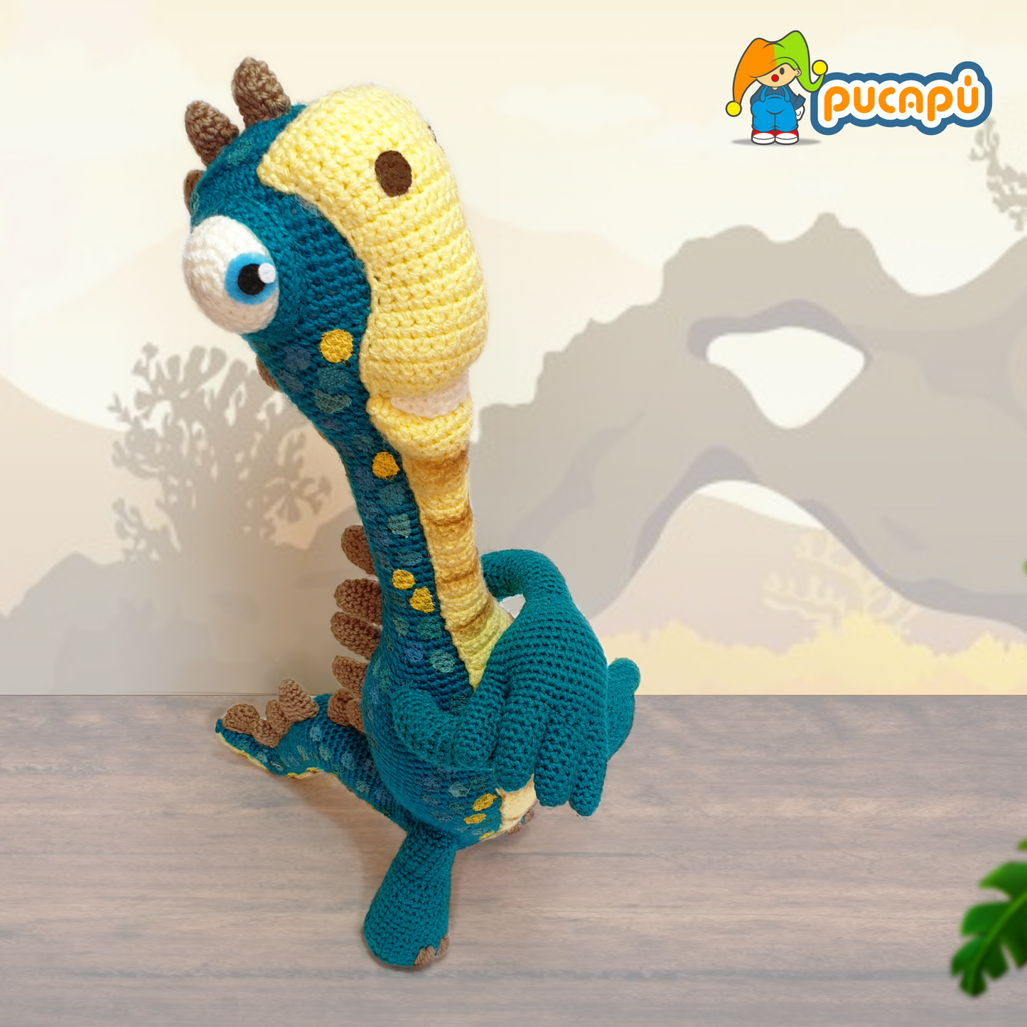 Dinosaurio Bill Patrón Amigurumi PDF